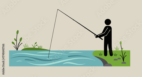 Fishing vector illustration, #25