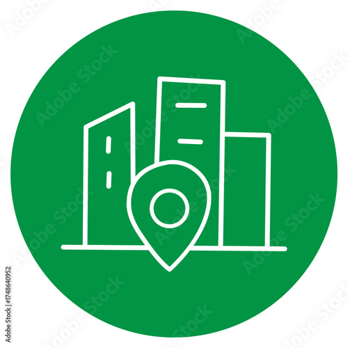 Green City Icon Logo