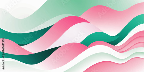 Abstract colorful wave background design featuring a rainbow line pattern with vibrant pink and blue light texture