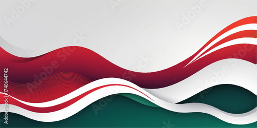 Abstract background with Russia's flag, a national vector illustration and color wave banner design concept