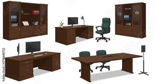 Elegant Office Furniture Collection for Professional Workspaces