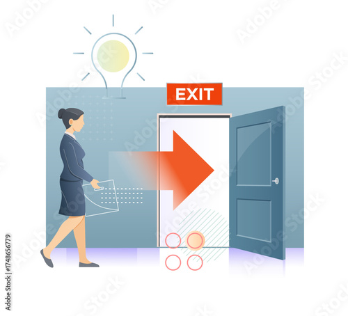 Lay Off - Loss of Job - Budget cut on Research Project - Illustration