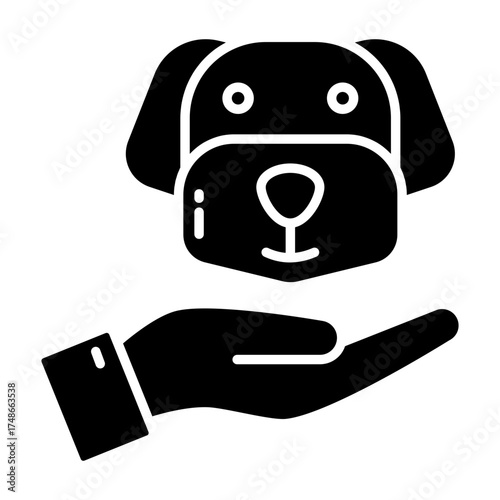 Premium download icon of dog care