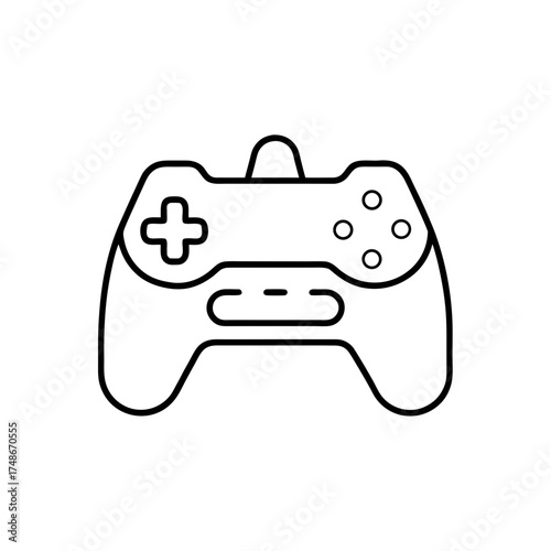 Outline of a game controller