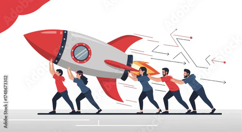 Teamwork Drives Rocket Success Through Collaborative Effort And Strategic Momentum