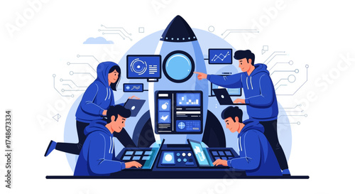 Teamwork For Successful Launching Startup Project: Coding, Technology, And Innovation