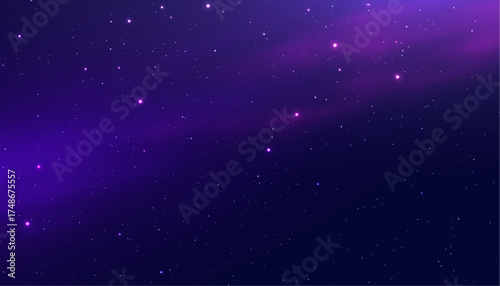 A visually striking banner depicting a starry night sky to enhance the experience of the universe.