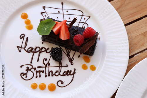 slice of birthday cake