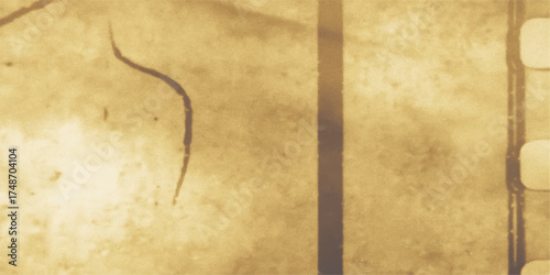 Antique, brown parchment with a stained texture creating a vintage paper background for design