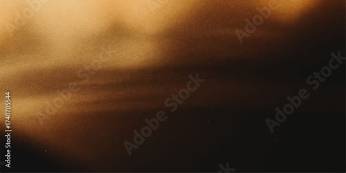 Bright abstract blue and white cloudscape with a woman silhouetted in the sun against the dark sky over the sea