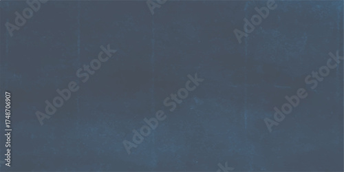 Dark blue grunge texture blackboard backdrop with a vintage rough canvas surface