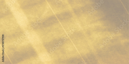 This vintage paper texture features a bright, abstract blue sky with white, ethereal clouds