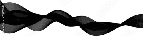 Vector Silhouette Abstract Fluid Lines Morphing Waves Background