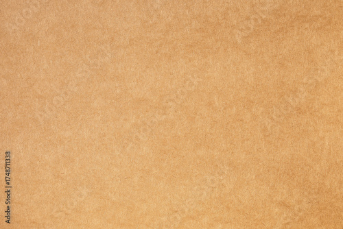 Macro focus of Brown kraft old kraf paper texture
