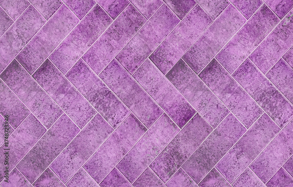 Fototapeta premium Textured Pink Tile with Classic Pattern for Interior Design