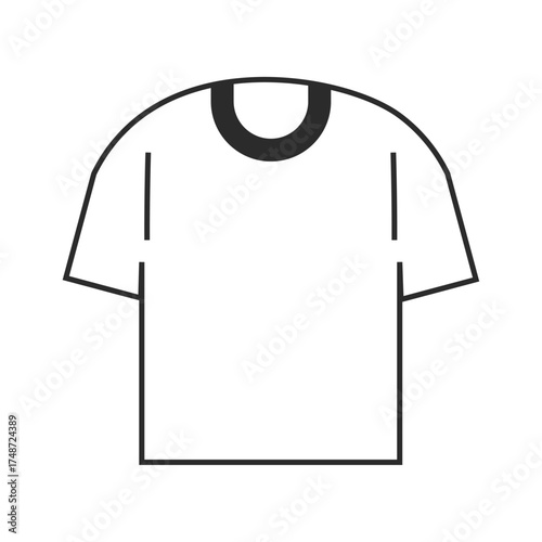 Tシャツ、洋服、ファッション、コーディネート、おしゃれイラスト
