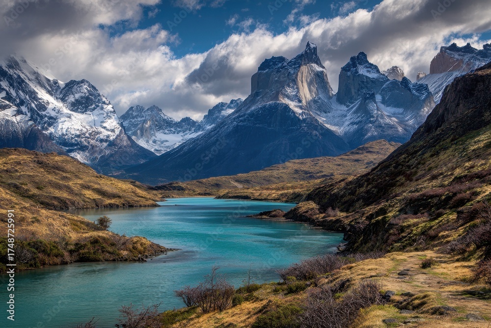 Obraz premium Torres del Paine Park Patagonia Chile