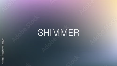 Light hologram swatch with pearl foil background. Iridescent color and rainbow silver gradient form a clean texture and pattern. Pastel gloss and fluid design suit print and web.