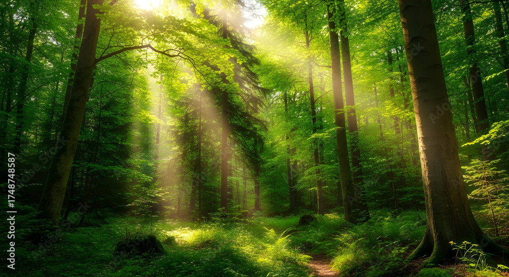 Fototapeta premium forest background