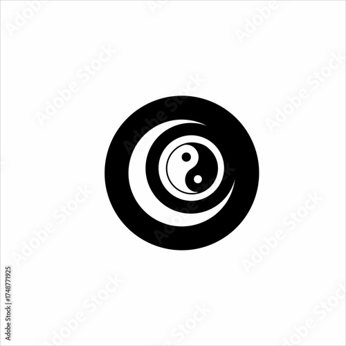 Moon logo design with the philosophy of goodness and truth.