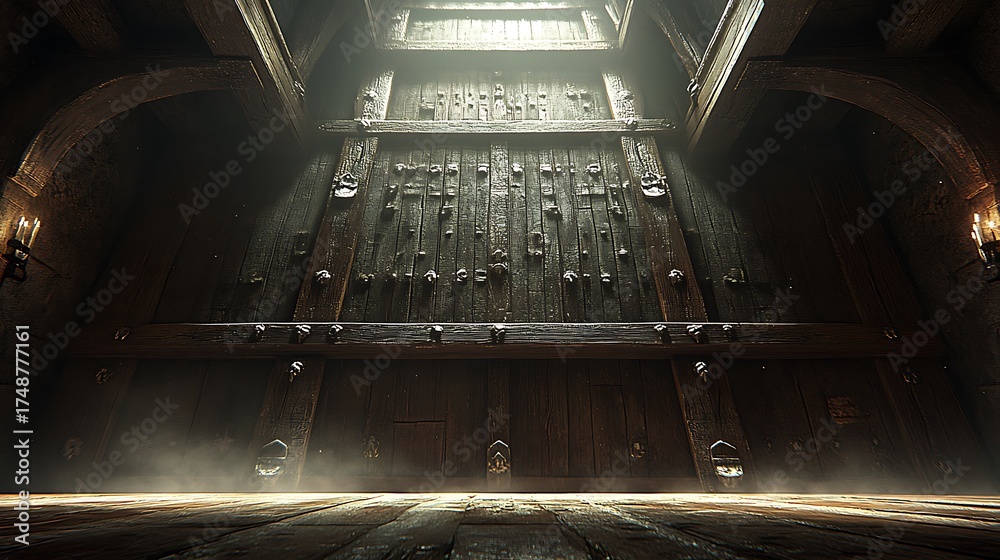 Obraz premium Fortress Gate Interior.