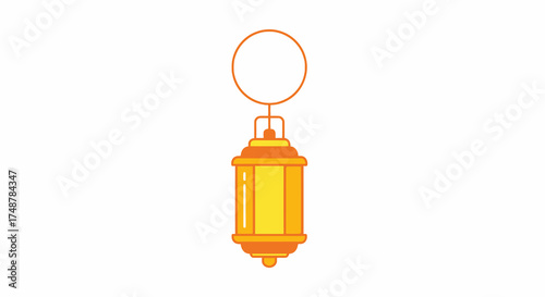 Yellow Hanging Lantern, Hanging Lantern Night Light