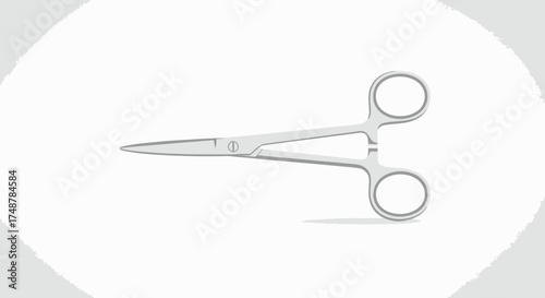 Illustration depicting a surgical instrument with precise cutting edges