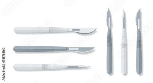 Scalpels for surgical procedures, medicine, and scientific research