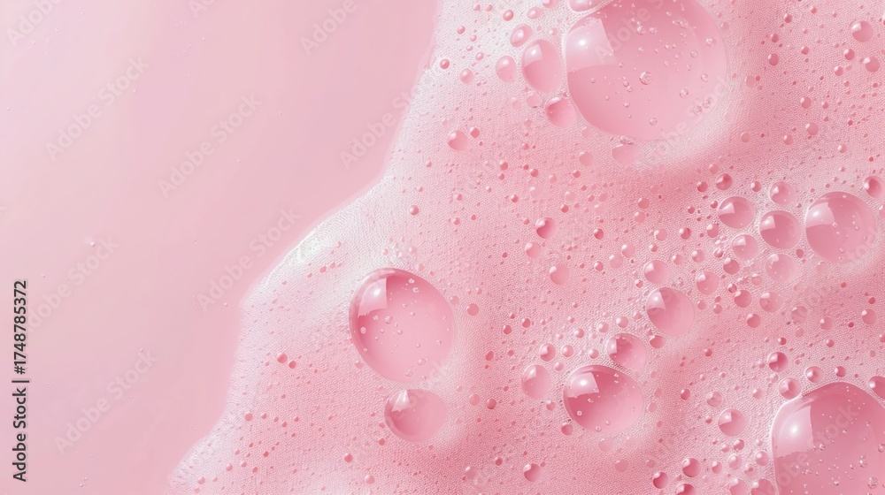 Fototapeta premium Clean, soft pink background with smooth texture, designed for versatile use like product displays, text overlays, social media graphics, or design templates.