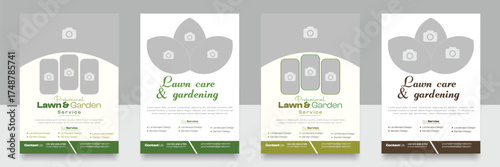 This editable social media flyer template enhances your garden services' online presence. It is perfect for promoting landscaping, lawn care, and outdoor design services across various platforms. 