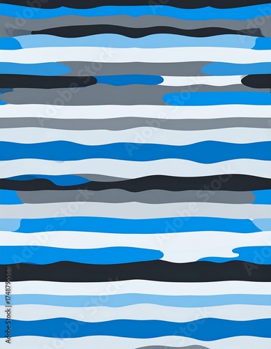 Abstract Horizontal Striped Pattern.