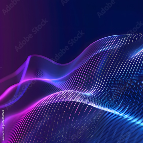 abstract blue wave background