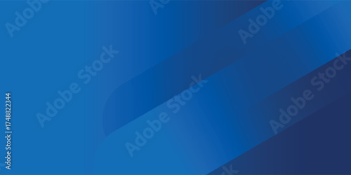 minimal blue background with glowing geometric lines. Modern blue gradient square shape design. technology concept. Suit for brochure.minimal