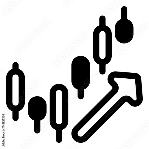 Growth graph icon