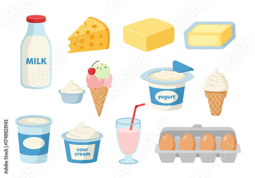 Dairy Delights Fresh Milk, Cheese, Yogurt, and Eggs for Healthy Living