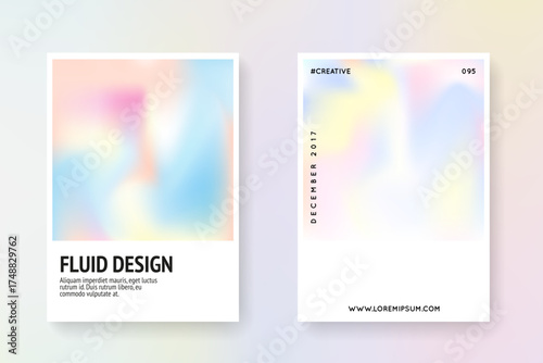 Hologram Background. 1980 Mesh. Gradient Foil. Blue Rainbow Cover. Business Metal Template. Vintage Banner. Crystal Vector. Pink Hologram Background