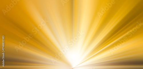 gold neon light streaks radiating from the center . Attract gold Line Movement, Abstract Wave Line, Light Technology Background, Copy Space .Sleek gold neon light curves on a dark background	