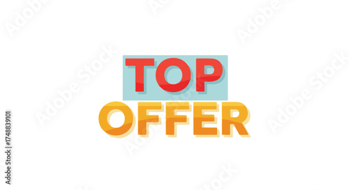 Vibrant promotion showcasing superior deals, special savings and great discounts with an eye-catching, clear graphic design for effective marketing