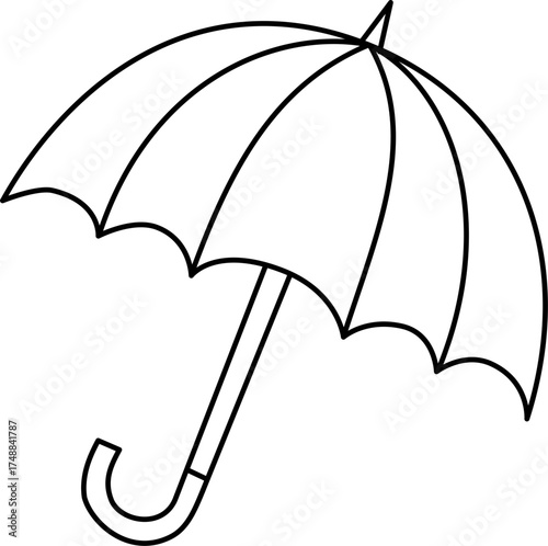 black umbrella icon