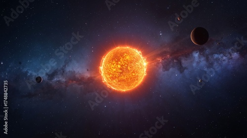 sun in space