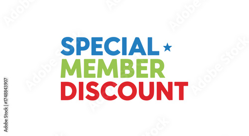 Exclusive Member Savings: Vibrant Discount Announcement for Loyal Customers and Supporters