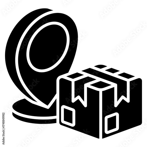 Location Mini Illustration Isometric Icon. Use For Modern Concept, Print, Ui, Ux Kit, Web And App Development. Vector Related To Market, Business, Finace