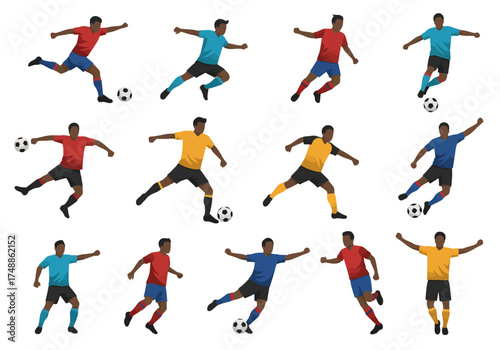 Dynamic Collection of Soccer Players in Action Poses