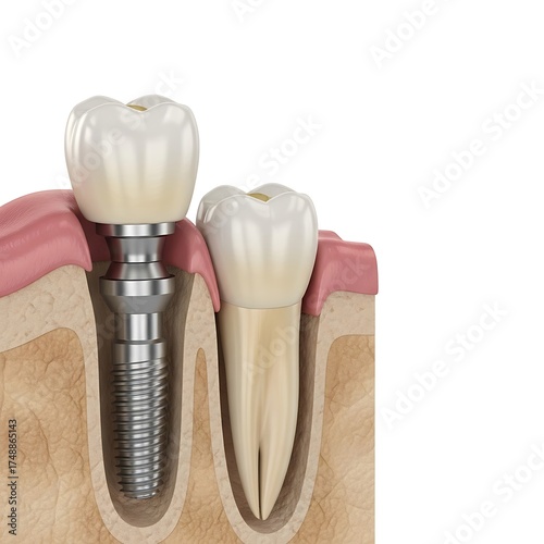 Dental Implant vs Natural Tooth - A Detailed Comparison.