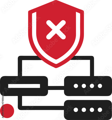 proxy server icon vector illustration