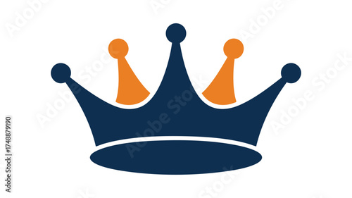 Royal crown logo icon majestic symbol of power and authority for your brand