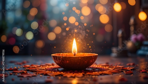 candles in the church