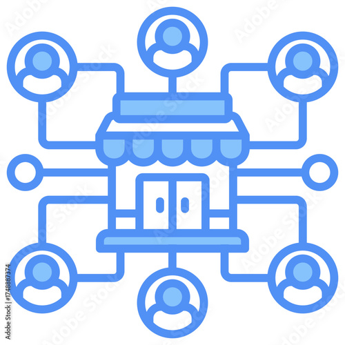 Business Network Icon