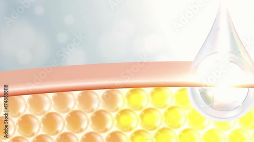 Unhealthy oily facial skin with enlarged pores and shiny sebum, texture part of the face.