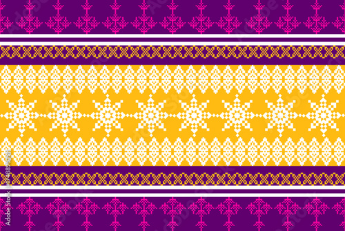 pattern batik flower damask ethnic boho ikat texture tribal geometric background